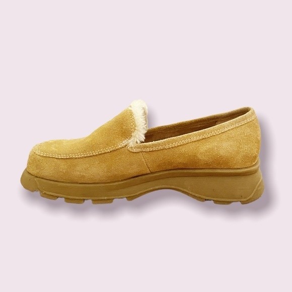 Tan Suede Women's Loafers - Picture 7 of 10